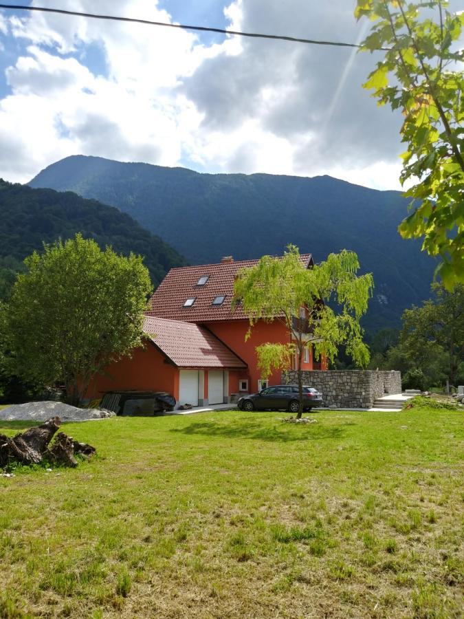 Pocitniska Hisa Nad Soco Villa Bovec Buitenkant foto